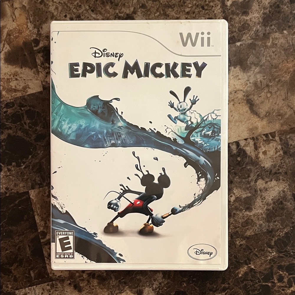 Disney Epic Mickey Wii Game - Black and Blue